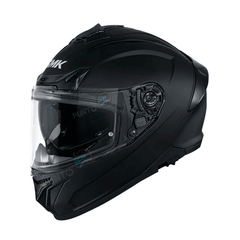 Casco integral SMK Typhoon Sparko Solid Negro + Pinlock 70