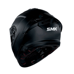 Casco integral SMK Typhoon Sparko Solid Negro + Pinlock 70