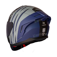 Casco Integral X-Sports M75 Vrave Azul Navi