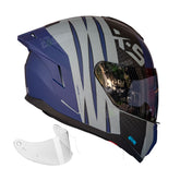 Casco Integral X-Sports M75 Vrave Azul Navi