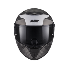 Casco integral MT Thunder 4 Wave Gris Negro + Visor Oscuro