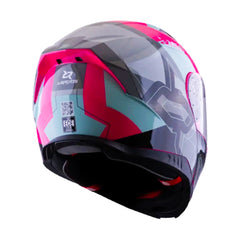 Casco Abatible X-Sports 166 Choixe Fucsia Brillo