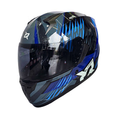 Casco Integral X-Sports M67 Xlayer Negro Azul