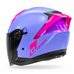 Casco Abierto X-sports 705 Morado lila Fucsia