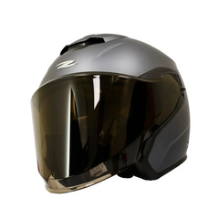 Casco Abierto ZEUS 626 DV Gris Titanio Mate