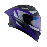 Casco integral X-sports 162 Zhaman Mora Azul