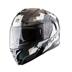 Casco Abatible X-Sports 166 Bokanix Negro blanco brillo