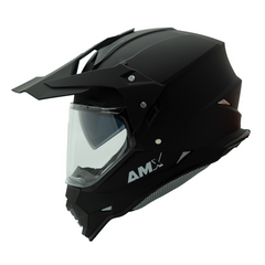 Casco multipropósito AMX Dakota Negro + Visor negro