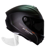 Casco integral Spartan Draken Solid Negro Mate + Visor Negro