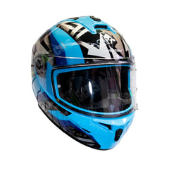 Casco integral Spartan Draken Jolly Azul brillo