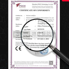 Kit de Rodilleras y coderas certificadas Scoyco K26H26