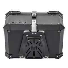 Maletero Giacomo Cuadrado 65 litros Aluminio 2 cascos