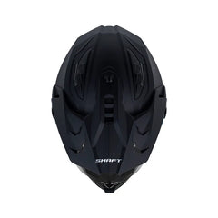 Casco multipropósito Shaft MX360 Negro Mate visor Iridium Plata