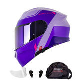 Casco Abatible Shaft Pro 4000 Laced Fucsia