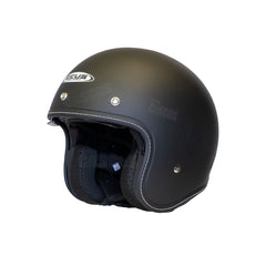 Casco Abierto ZEUS 389 Tipo Custom Negro Mate