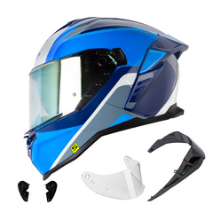 Casco Shaft 598 Speedou Gris Azul