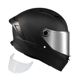 Casco integral MT Stinger 2 Pure Negro Mate + Visor Plateado