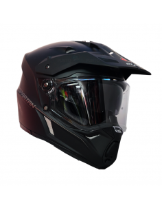 Casco multipropósito Spartan Wolf Negro plano 2