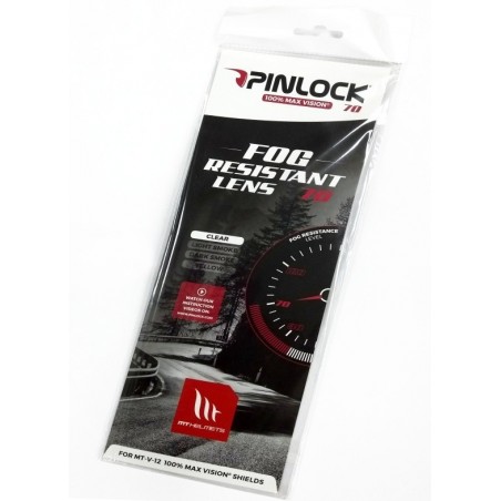 Pinlock 70 Antiempañante para cascos Shox ST Stinger o MT Revenge V12