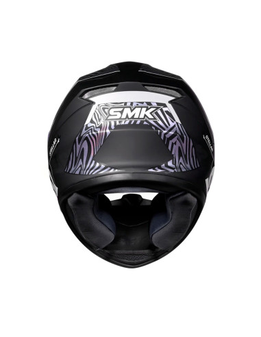 Casco integral SMK Stellar Fury Gris Camaleón...