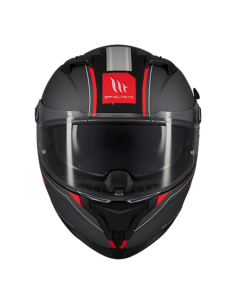 Casco integral MT Braker 2 Charm Gris Rojo SHARP ⭐⭐⭐⭐⭐ 2