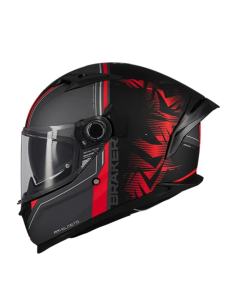 Casco integral MT Braker 2 Charm Gris Rojo SHARP ⭐⭐⭐⭐⭐