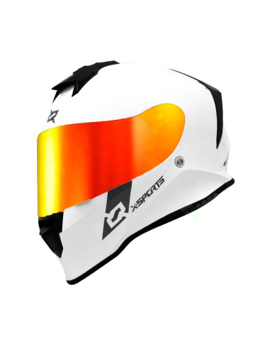 Casco Integral X-Sports V151 Blanco Brillo +...