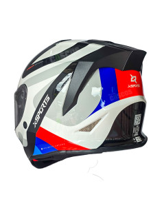 Casco Integral X-Sports V151 Bramdo Blanco Negro Gris 2