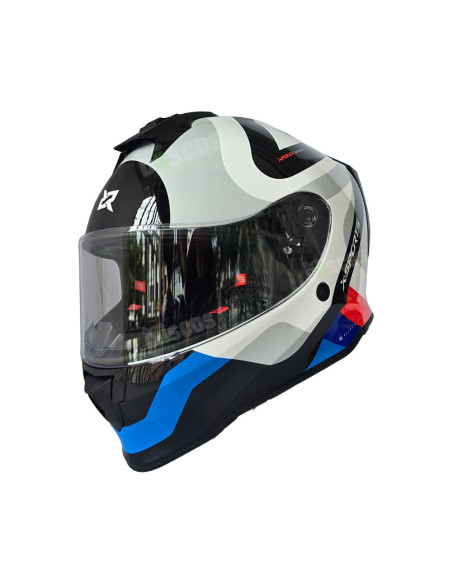 Casco Integral X-Sports V151 Bramdo Blanco Negro Gris