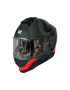 Casco Integral X-Sports V151 Bramdo Gris rojo mate 2