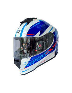 Casco Integral X-Sports V151 Bramdo Blanco Azul Rojo 2