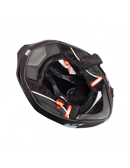 Casco Integral X-Sports V151 Wolfine Blanco Azul Rojo