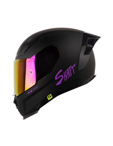 Casco Integral Shaft 562R Solid Negro Morado