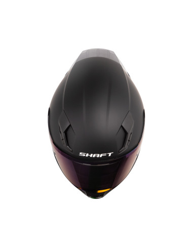 Casco Integral Shaft 562R Solid Negro Amarillo