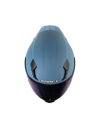 Casco Integral Shaft 562R Solid Azul Claro Gris