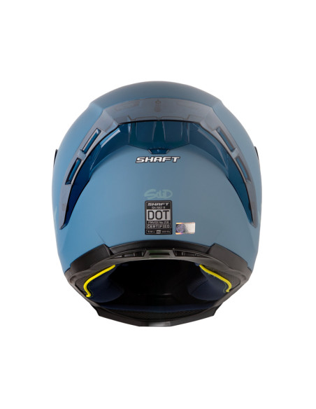 Casco Integral Shaft 562R Solid Azul Claro Gris