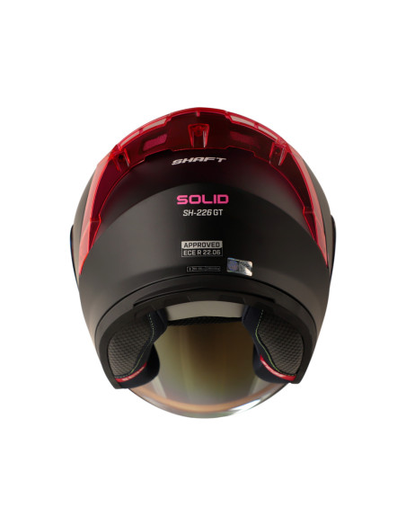 Casco Abierto  Shaft 226 Solid Negro Fucsia