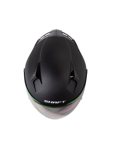 Casco Abierto  Shaft 226 Solid Negro Fucsia