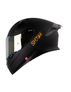 Casco Integral Shaft pro 612DV Solid Negro Dorado 2
