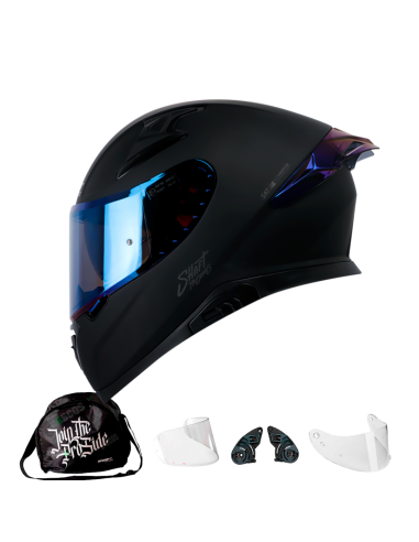 Casco Integral Shaft pro 612DV Solid Negro