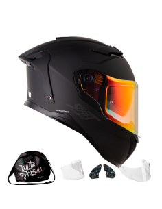 Casco Integral Shaft pro 606DV Solid Negro