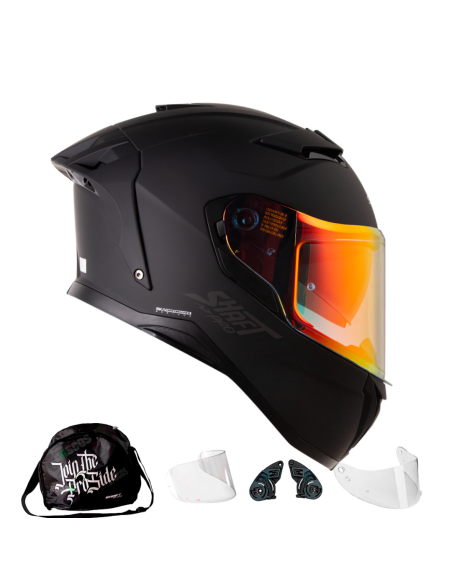 Casco Integral Shaft pro 606DV Solid Negro