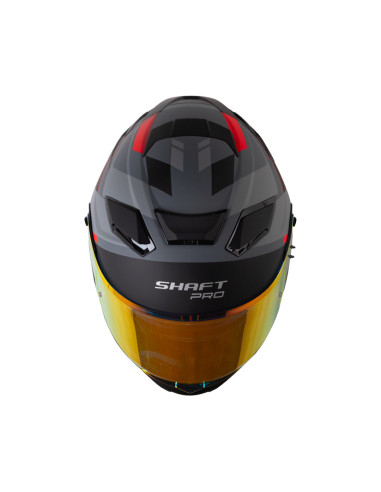 Casco Integral Shaft pro 606DV Clowky Gris rojo
