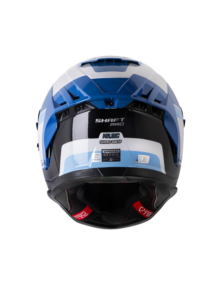 Casco Integral Shaft pro 606 SP Mr.Inc Blanco Azul