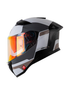 Casco Integral Shaft pro 606 SP Mr.Inc Blanco Gris 2