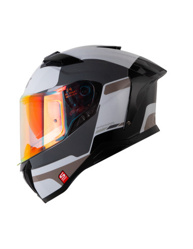 Casco Integral Shaft pro 606 SP Mr.Inc Blanco Gris