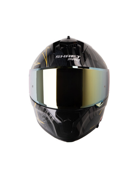 Casco Integral Shaft pro 610DV Eclipce Gris Dorado Edición Especial