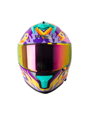 Casco Integral Shaft pro 610DV Magic Word Menta...