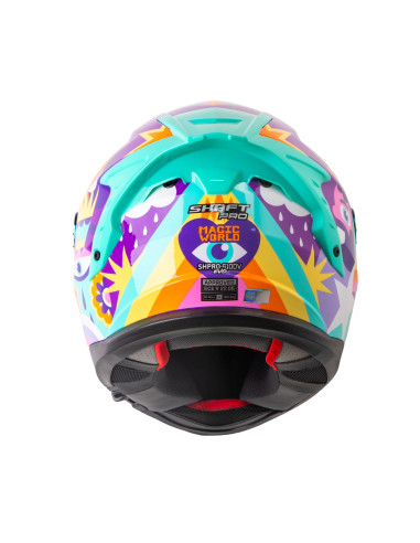 Casco Integral Shaft pro 610DV Magic Word Menta...