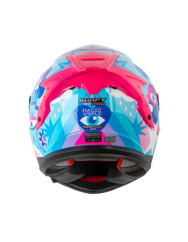 Casco Integral Shaft pro 610DV Magic World Azul...